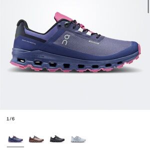 On Cloud trail running shoes (waterproof), new without box.